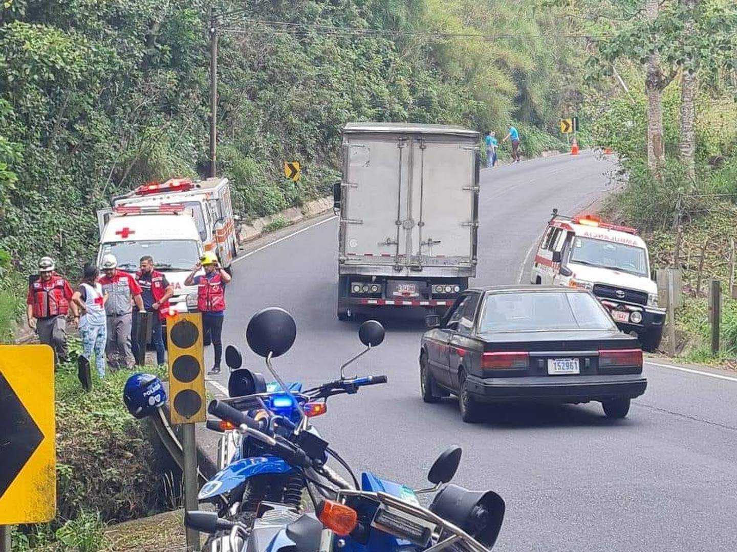 El fatal accidente ocurrió en el sector de Bajo Tapezco. Foto Noticias Occidente.