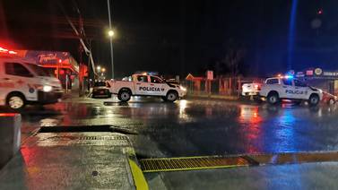 Hospital de Guápiles cerrado y con vigilancia policial por un herido de bala