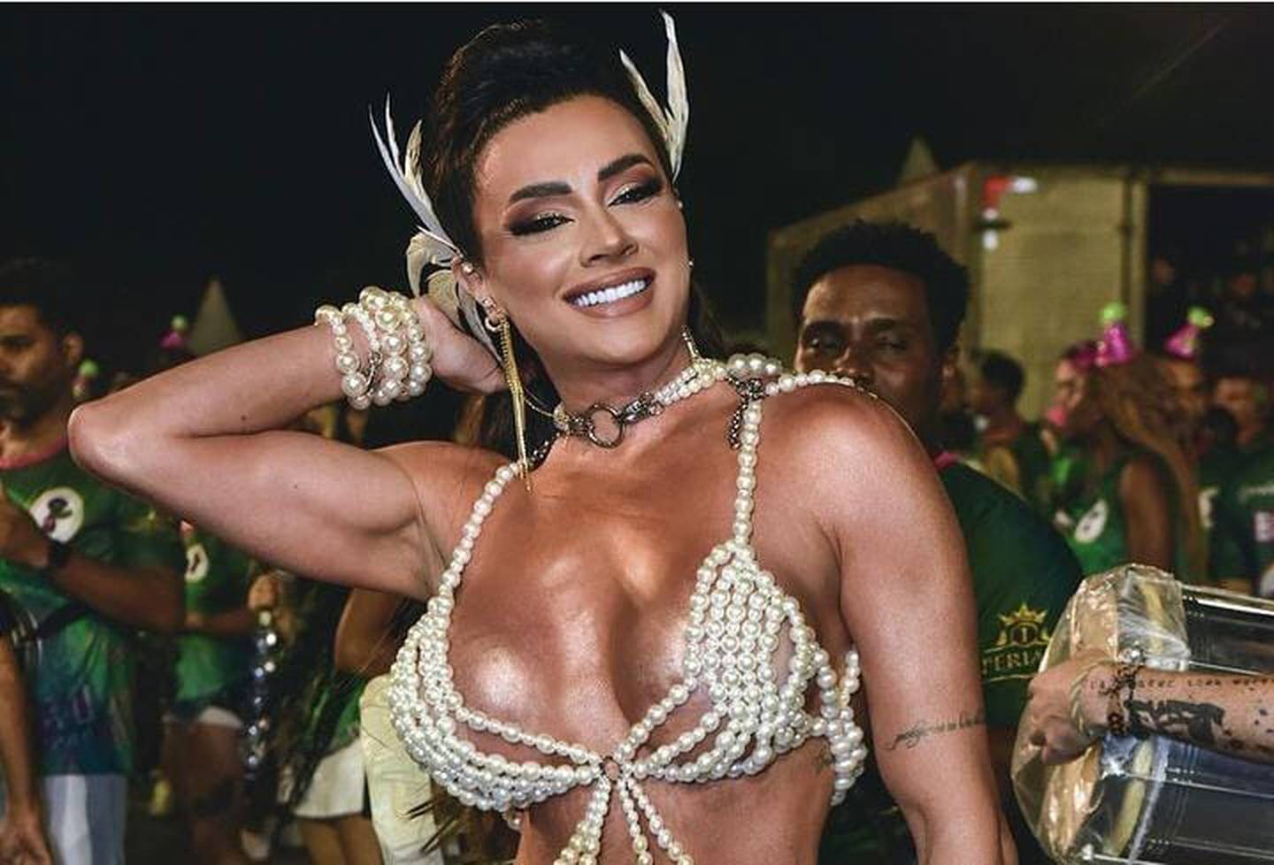 Juju Salimeni es la reina de los Caranavales de Rio