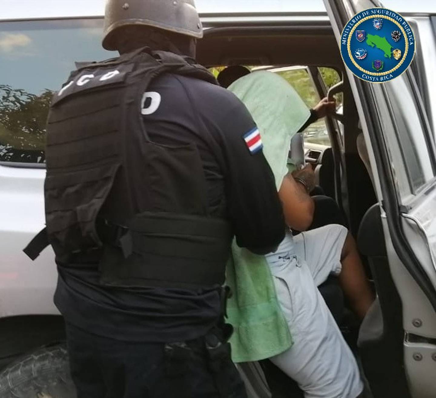 Detenido en la zona sur como sospechoso de venta de drogas. Foto MSP.