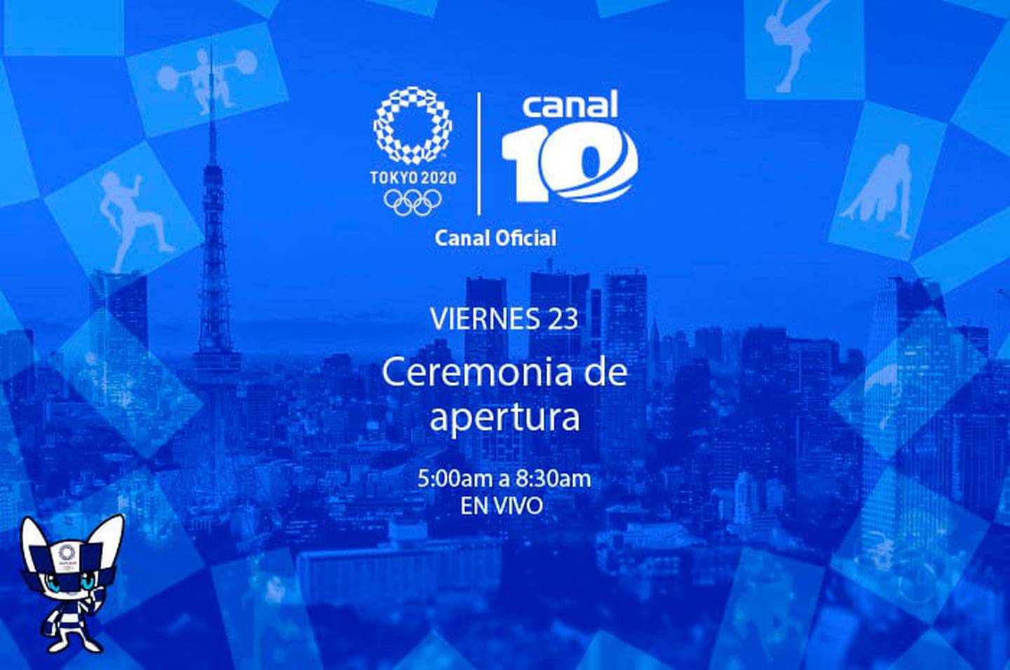 Canal 10 de Nicaragua se puede ver en Canal 544 de Cabletica  Digital y están dando una muy buena y variada programación de los Juegos Olímpicos Tokio 2020