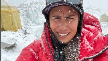 Hay nuevas noticias de la alpinista Ligia Madrigal que va camino a la cima del Everest 
