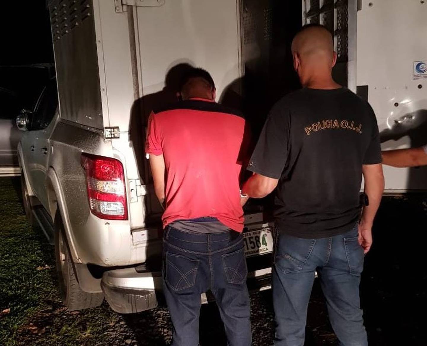 Hombre de apellidos Castillo Coto es detenido en Pococí como sospechoso de intentar matar a expareja. Foto Reyner Montero.