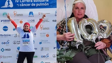 Un milagro: Le dieron 4 meses de vida y lleva 8 años combatiendo el cáncer de pulmón 
