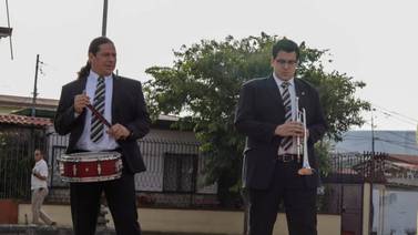Coronavirus: El día que la Banda de Alajuela fue de solo dos músicos