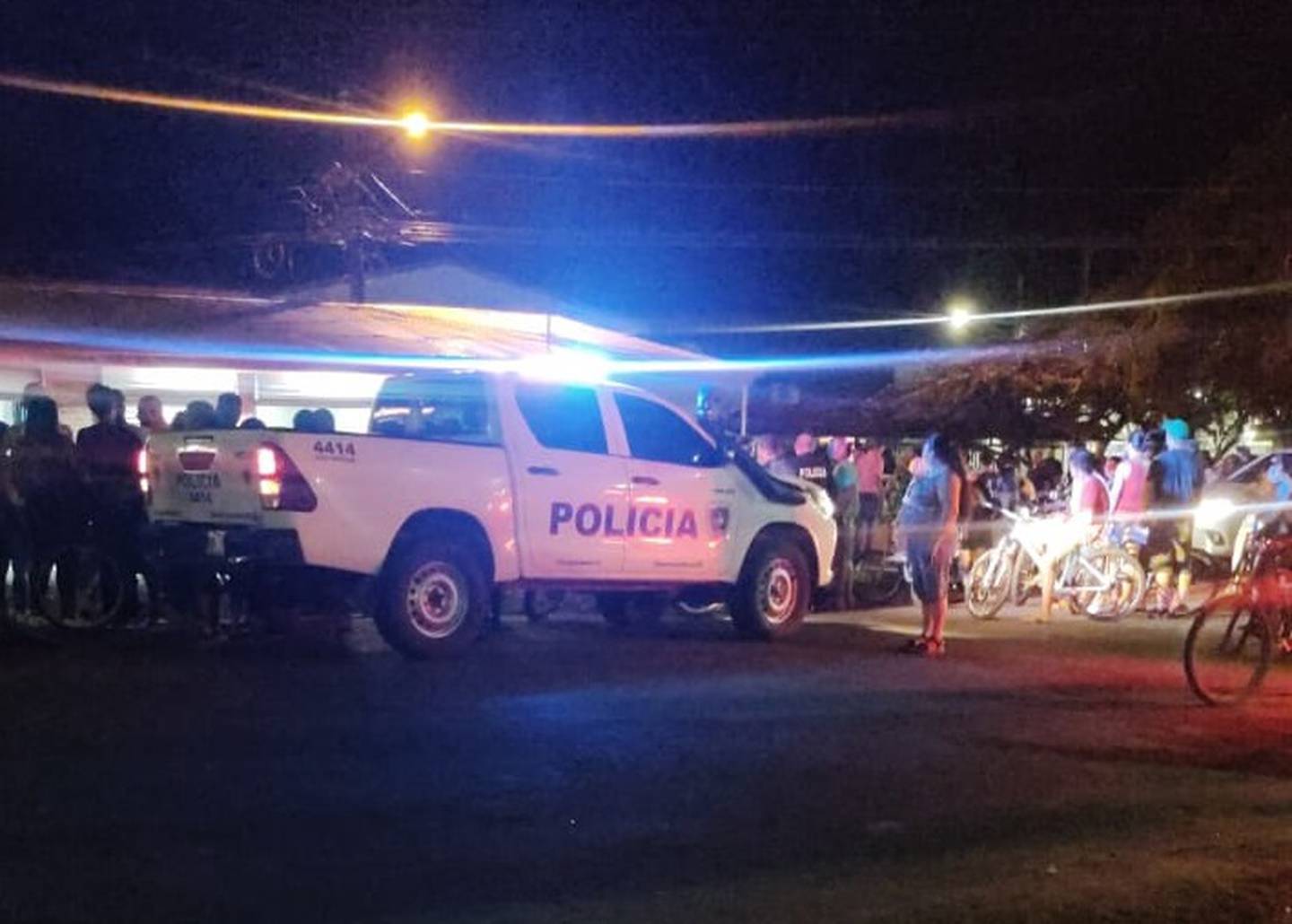 El homicidio ocurrió en el centro de Pocora de Guácimo. Foto cortesía.