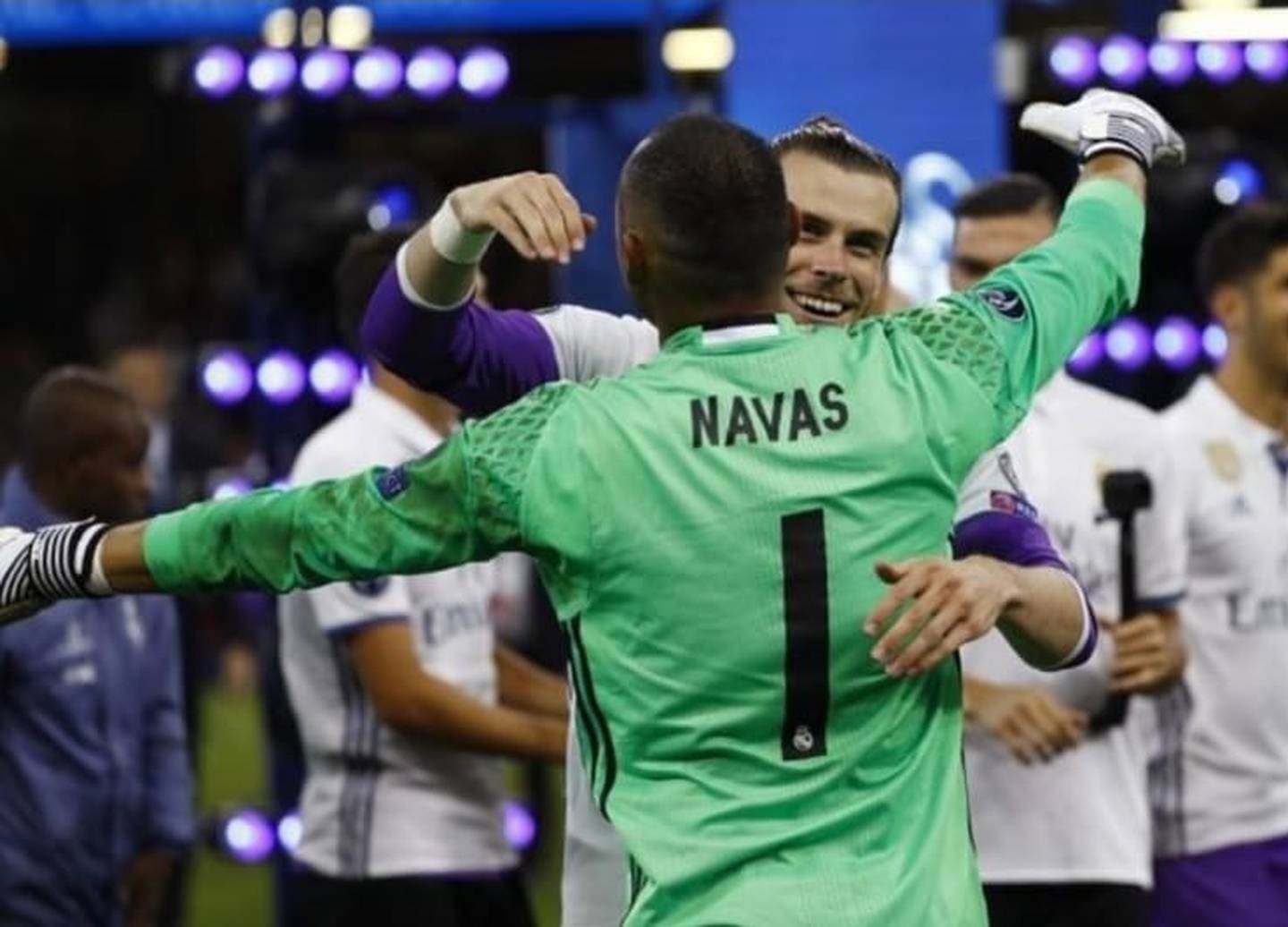 Keylor Navas compartió un sentido mensaje para Gareth Bale. Instagram.