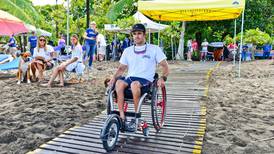 ¡Buena noticia! playa Herradura ya es accesible para discapacitados 