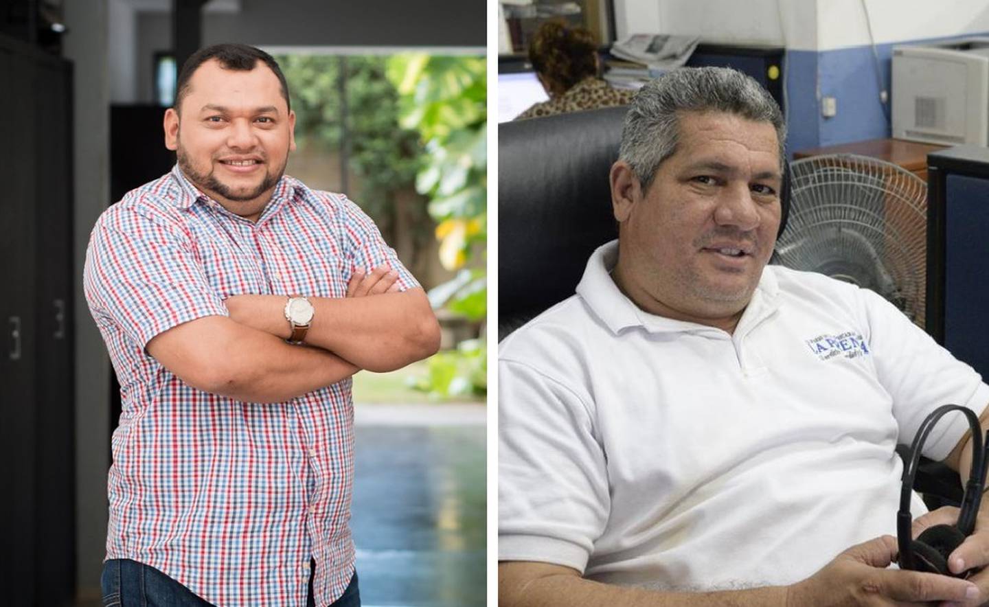 Periodistas nicaragüenses Álvaro Navarro y Emiliano Chamorro recorrieron hospitales privados buscando atención, pero áreas de Cuidados Intensivos están desbordadas
