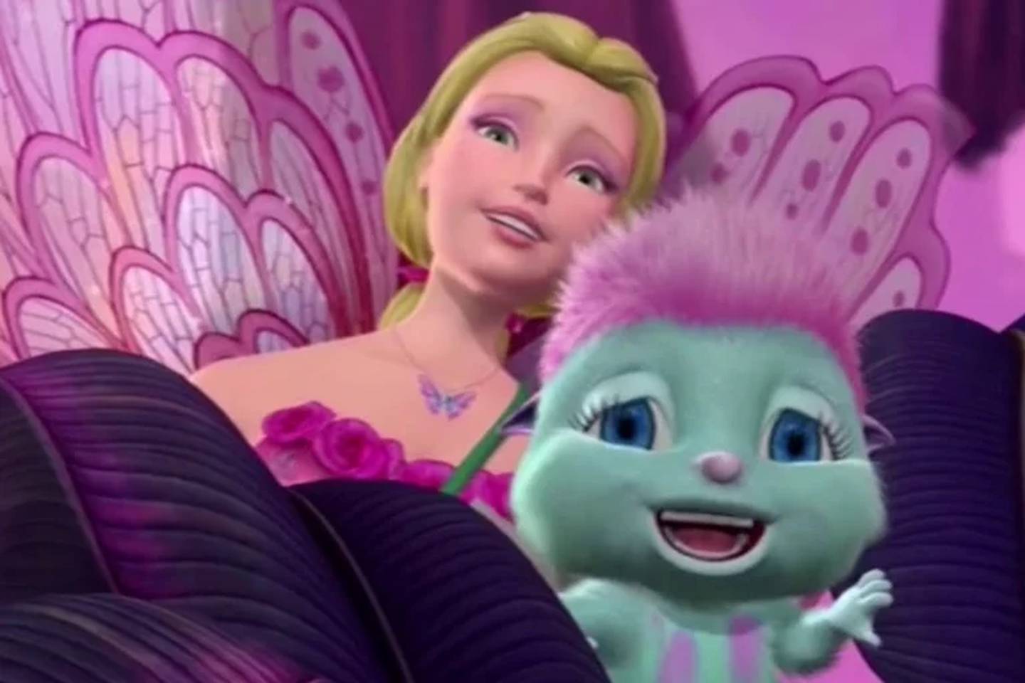 Todavía no se ha explicado mucho sobre su nacimiento, pero sí sabemos que comenzó a aparecer Bibble Barbie en el cine como parte de las películas de Barbie Fairytopia