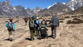 Australiano parapléjico sí llegó al campo base del Everest