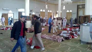 Atentado terrorista deja al menos 184 muertos en Egipto