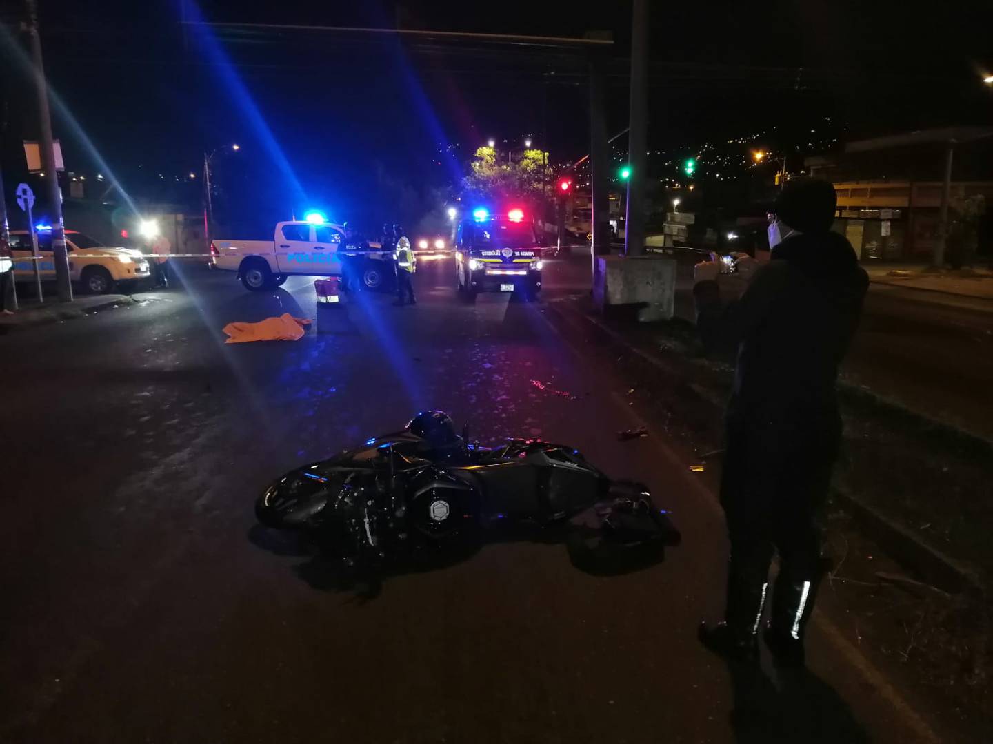Motociclista fallecido en Hatillo 6. Foto cortesía.