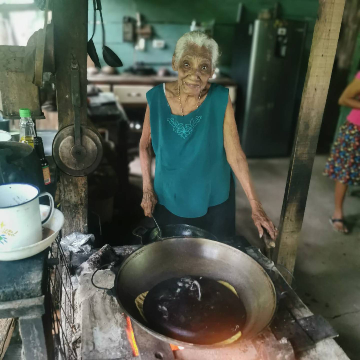Costarricenses de 100 o más años de Guanacaste serán protagonistas de una serie-documental de Netflix que tratará el tema de las zonas azules del planeta Tierra. Una de esas zonas es la Península de Nicoya. . En la foto, María Ambrosia Ruiz Gutiérrez de 100.