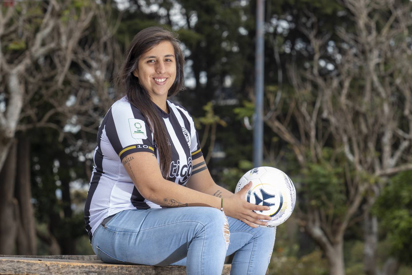 Daniela Coto es la nueva jugadora del Sporting. Prensa SFC.