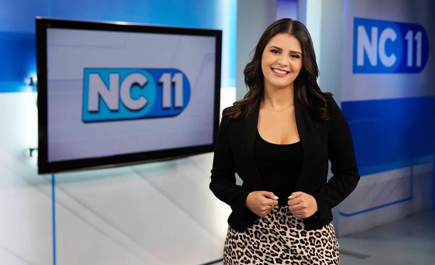 María Fernanda Chacón, periodista de canal 11.