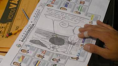 Votante pegó caricatura de Mafalda en papeleta con fuerte mensaje para los políticos