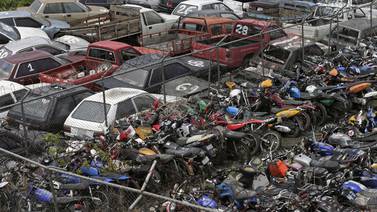 Cosevi dio la orden para poner fin a sus “cementerios de carros y motos”
