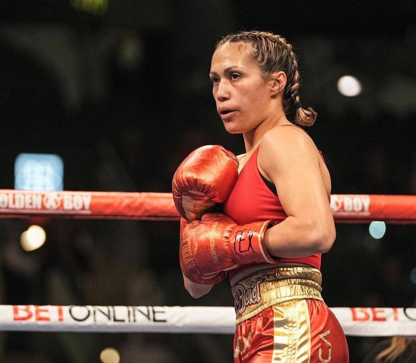 Yokasta quiere enfrentar a Seniesa Estrada, campeona de la Asociación Mundial de Boxeo (AMB). Instagram.
