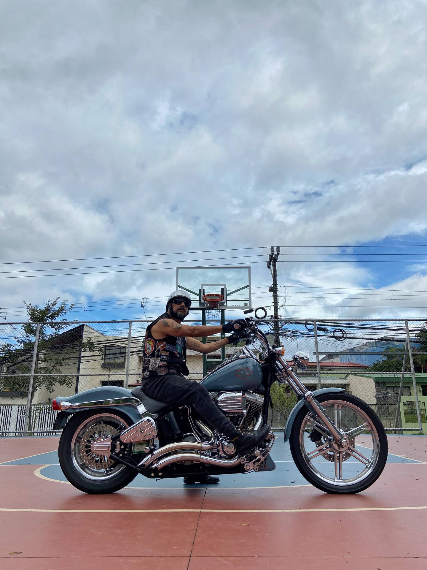 Mario Alberto Vega Durán tiene una Harley Davidson softyl custom FX. Foto: Cortesía