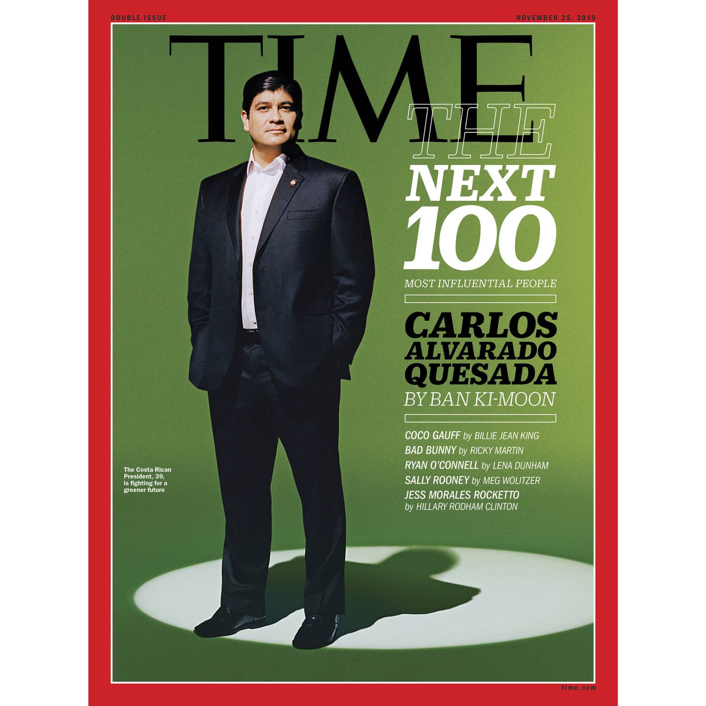 Presidente Carlos Alvarado considerado una de las 100 personas más influyentes del mundo