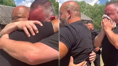 Video: Familia estaba velando a ser querido y el “muerto” llegó vivo y en helicóptero a su funeral