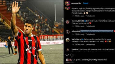 Alexis Gamboa, jugador de Alajuelense, pide perdón y así reaccionaron sus compañeros