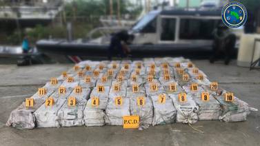 Seis supuestos narcos fueron detenidos con dos toneladas de cocaína en el Caribe