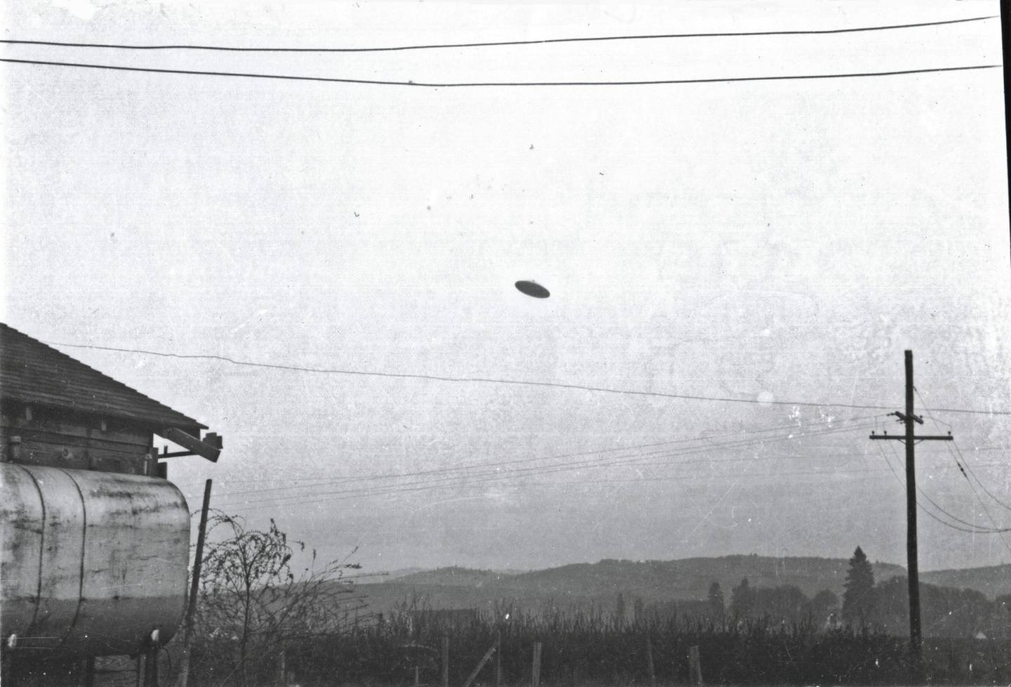 Secuencia de fotos que logró un granjero de Oregon (en McMinnville), Paul Trent, quien tomó las fotos el 11 de mayo de 1950, pero se publicaron hasta el 8 de junio de 1950
