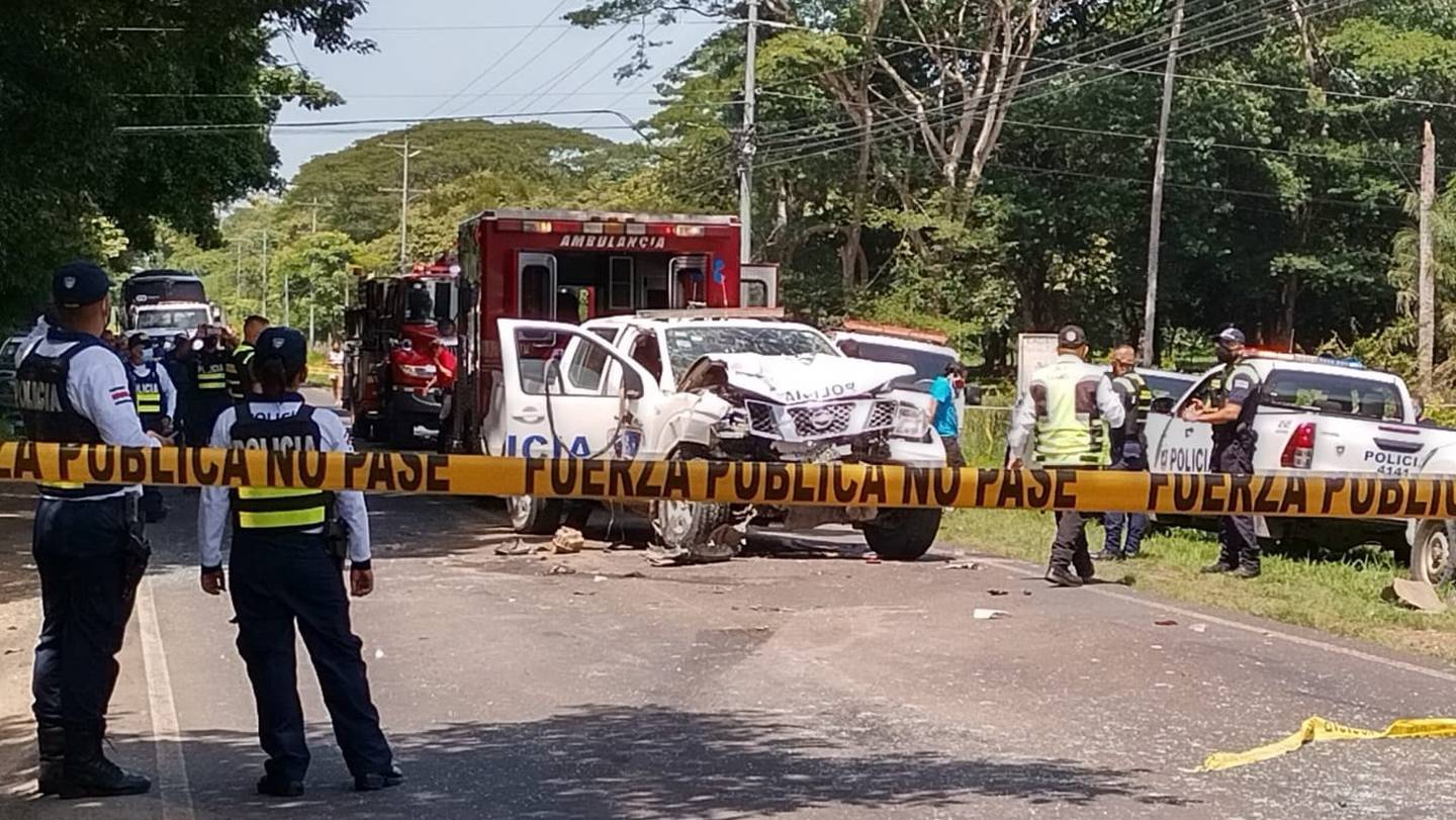 El oficial de la Fuerza Pública Luis Franklin Rodríguez Guzmán, de 30 años, falleció en un choque en Santa Cruz de Guanacaste. Foto cortesía.