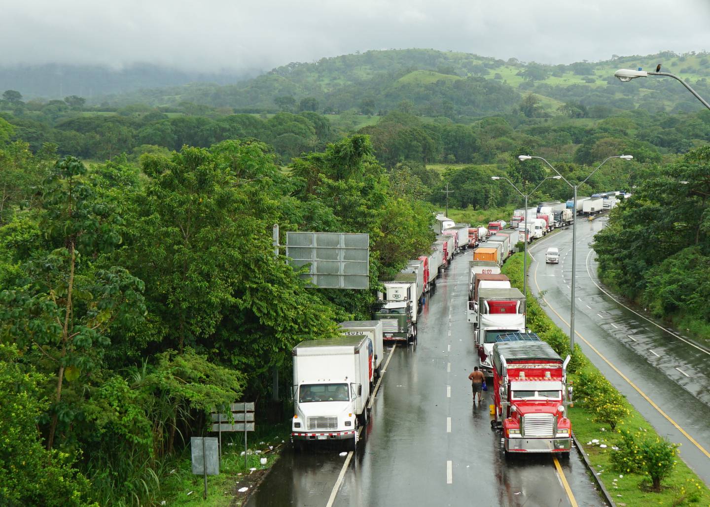 Camiones varados Panamá