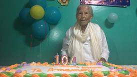 Doña Marina tuvo un fiestón para celebrar sus 104 años