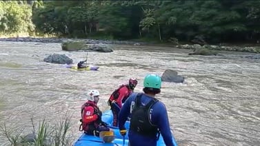 Español que practicaba rafting desapareció en el río Pacuare (Video)