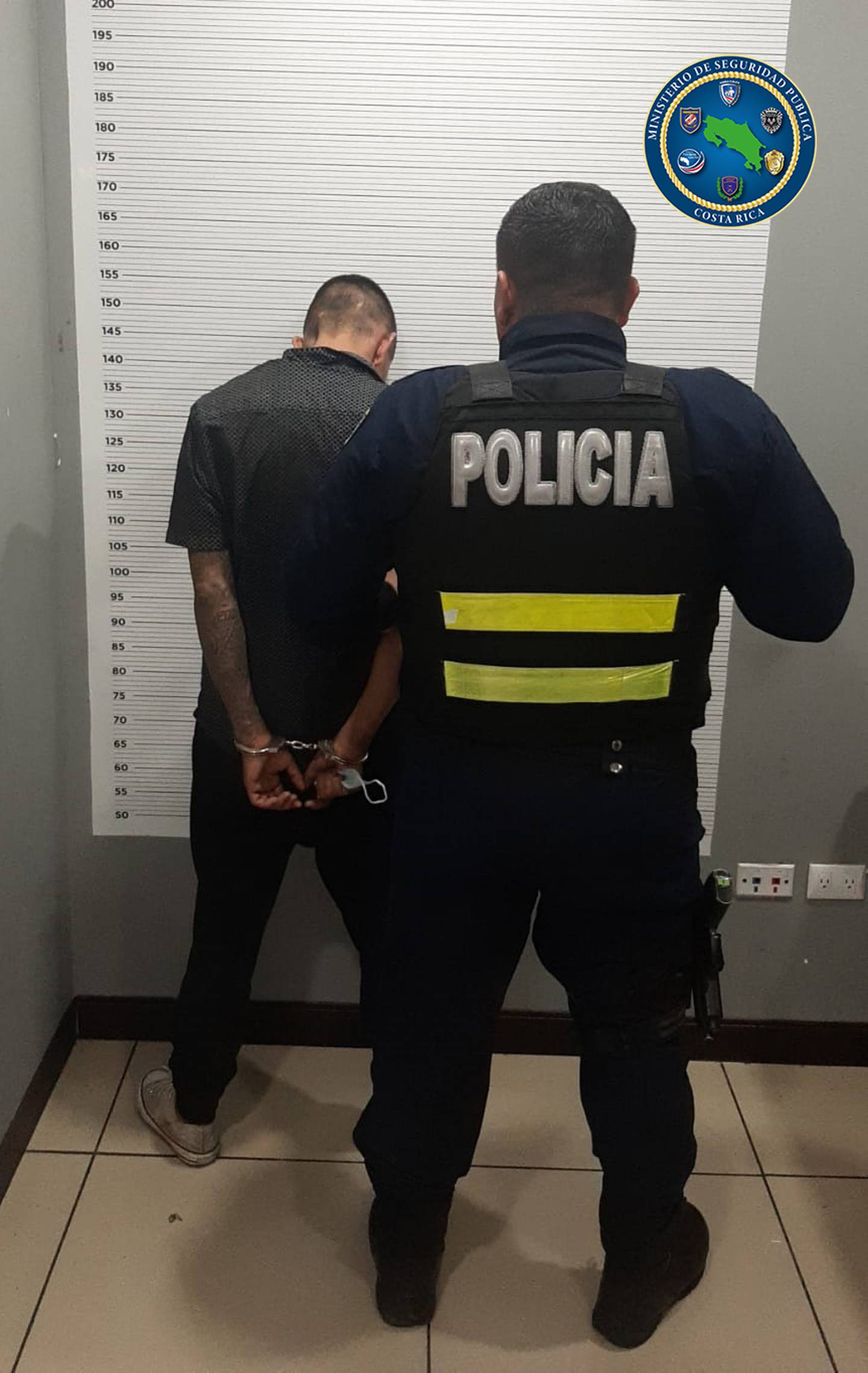 Detenido asalto en Pavas. Foto MSP.