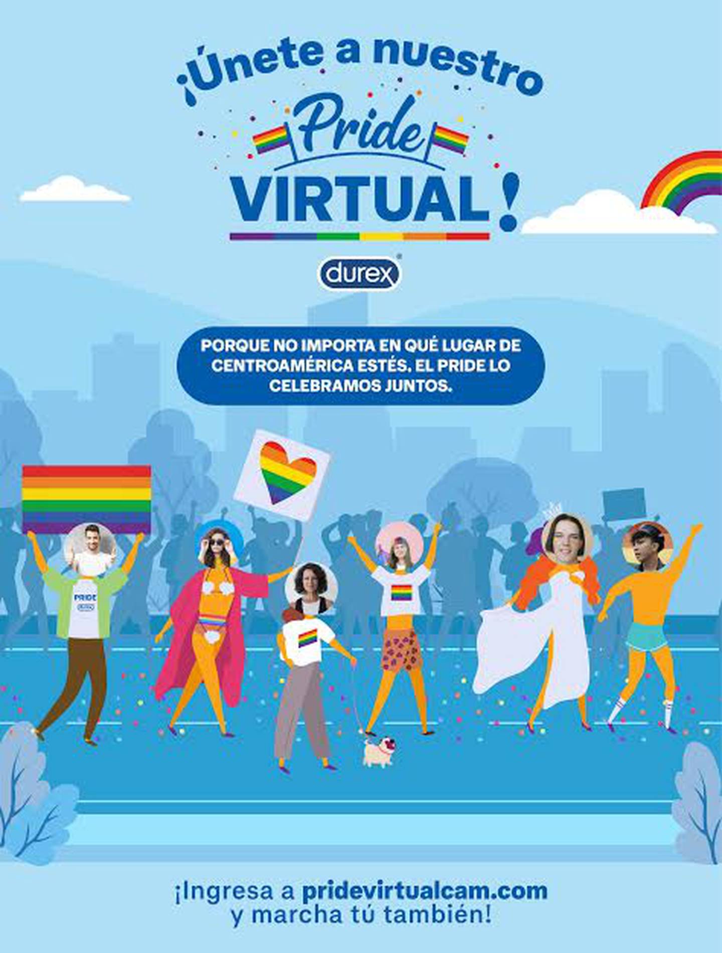 Marcha virtual Orgullo gay Durex