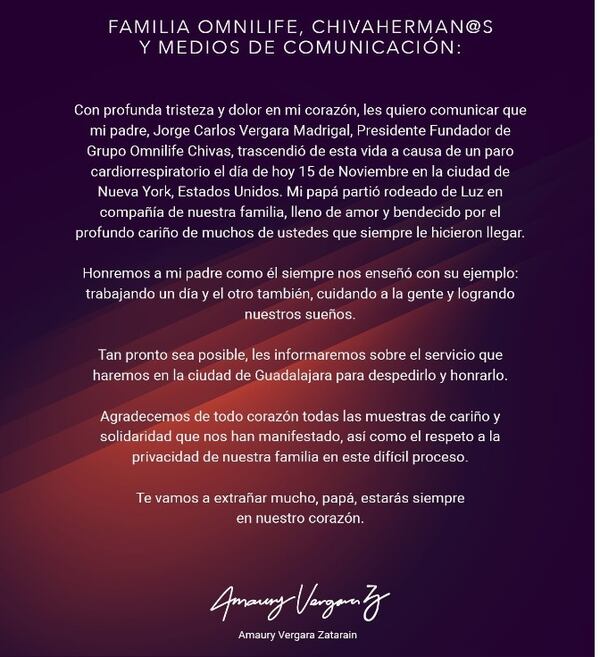Fallecio Jorge Vergara Salvador Del Saprissa La Teja