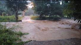 Upala y la zona sur del país sufrieron por ríos crecidos e inundaciones 