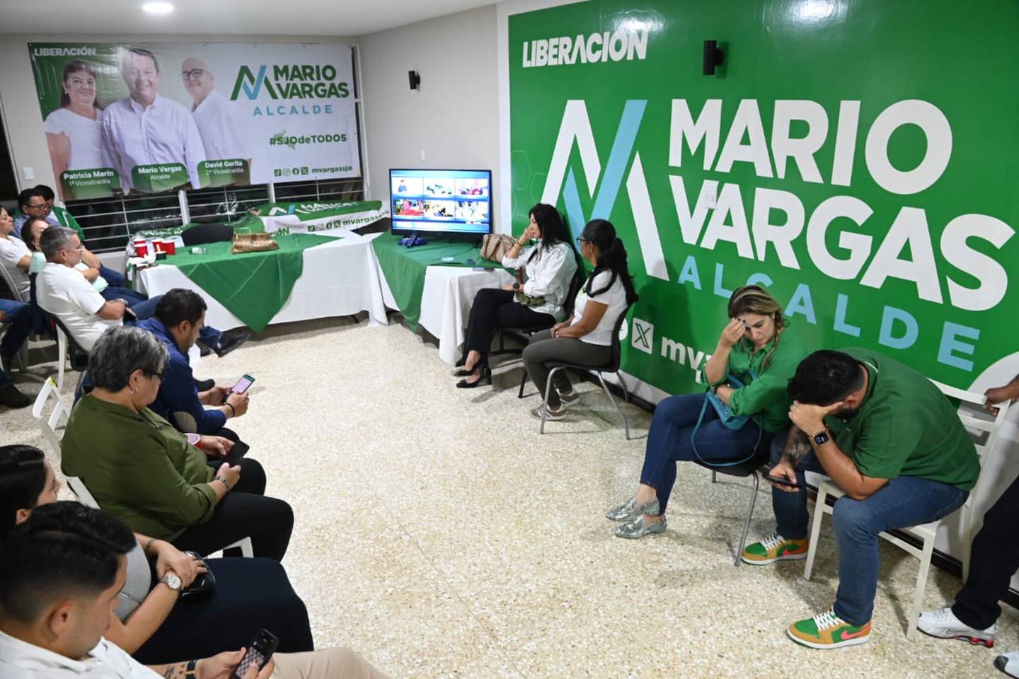 04/02/2024, San Jose, Casa de Campaña del candidato a alcalde Mario Vargas.