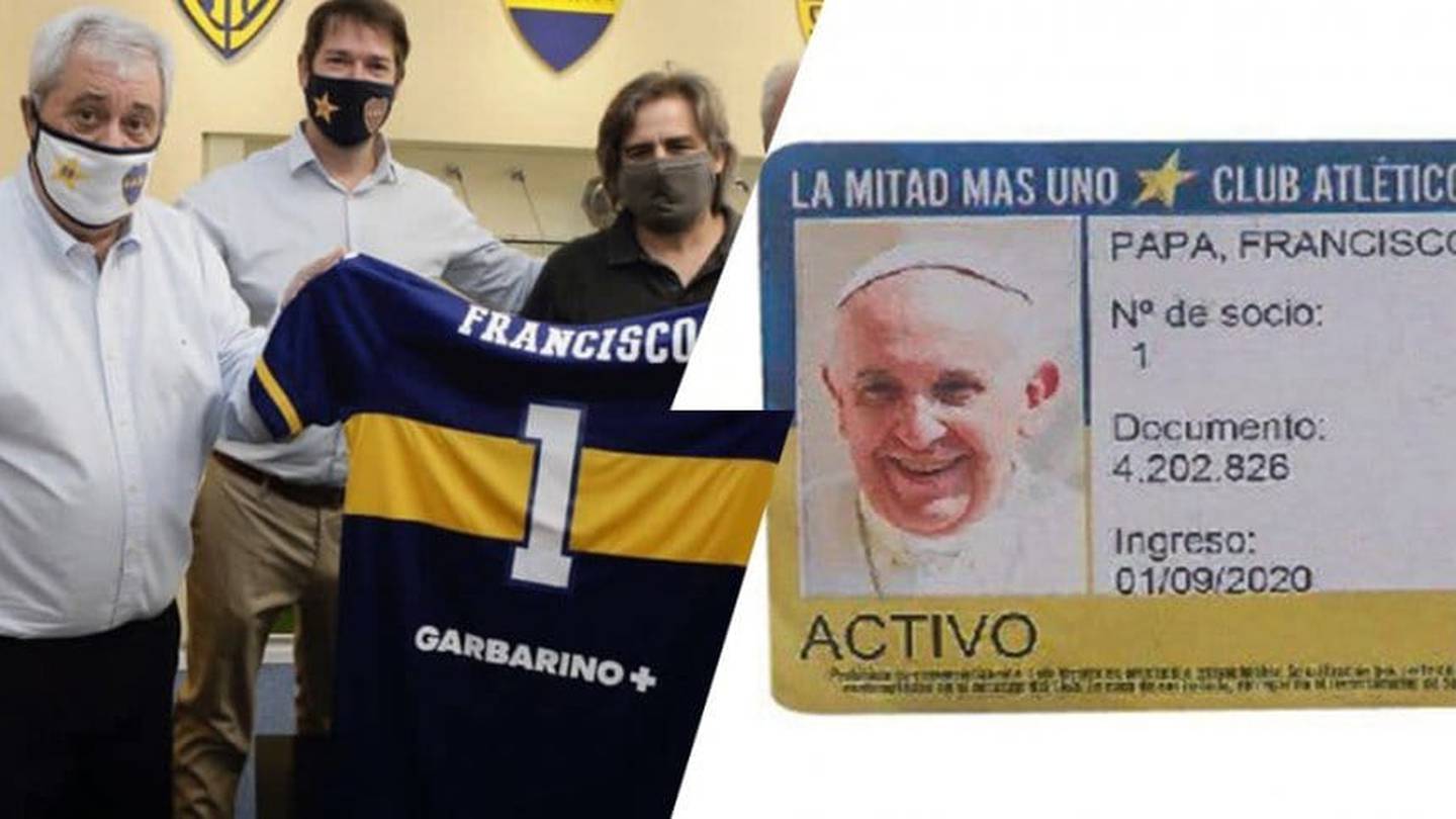 Papa Francisco socio del Boca Juniors