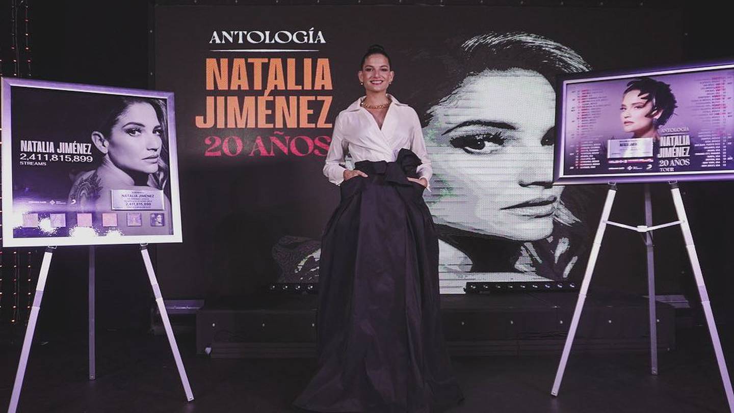 Natalia Jiménez se presentará en Costa Rica. (Tomada de Instagram)
