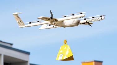 Un dron repartidor de comida se estrelló y dejó sin luz a 2 mil personas