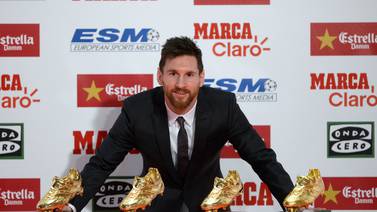 Messi recibe su cuarta Bota de Oro y cree que ha seguido creciendo