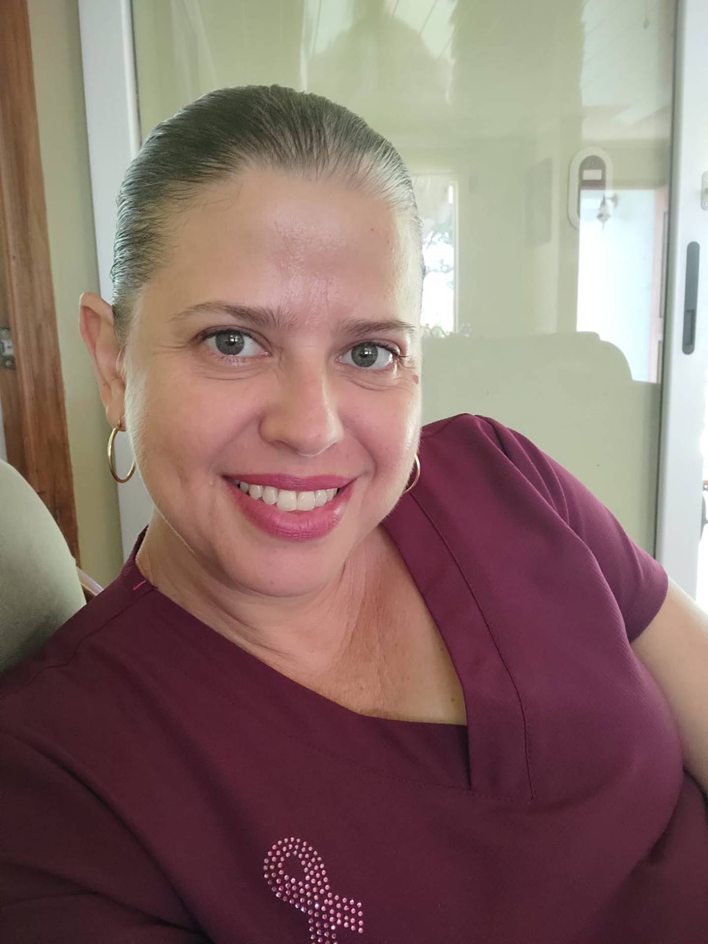 Grettel Gutiérrez Rojas ganó la batalla al cáncer de mamá. Vive en Pital de San Carlos y tiene 46 años.