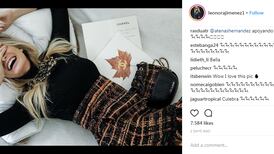 Las serpientes se niegan a desaparecer del Instagram de Leonora Jiménez