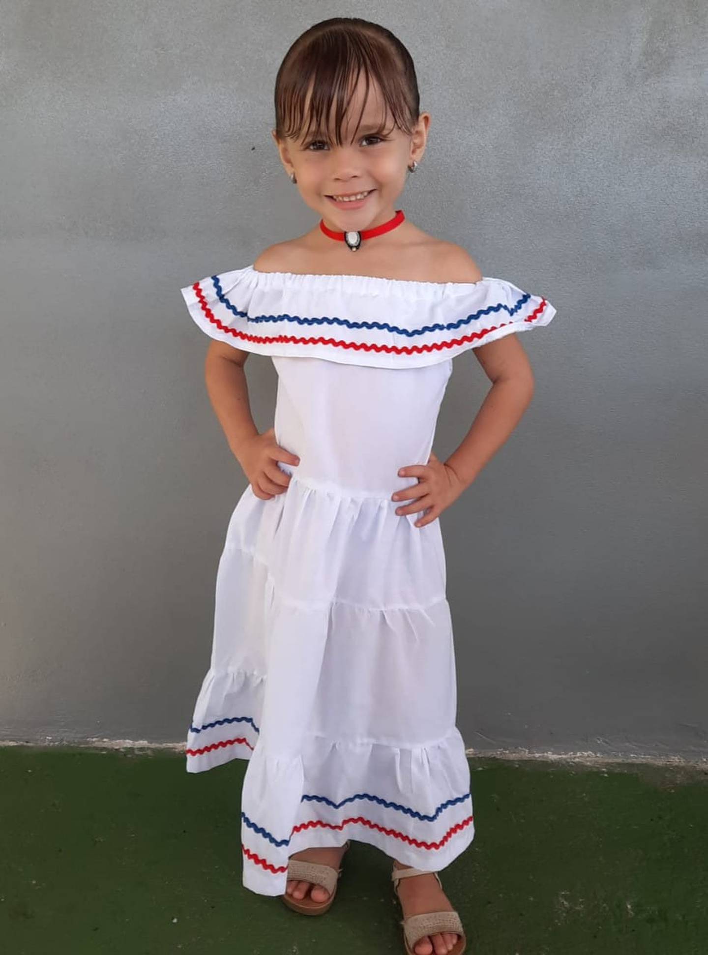 Mariángel Mora Pérez soñaba con su fiesta de cumpleaños número 6, ella murió atropellada en Cariari. Foto: Osvaldo Mora