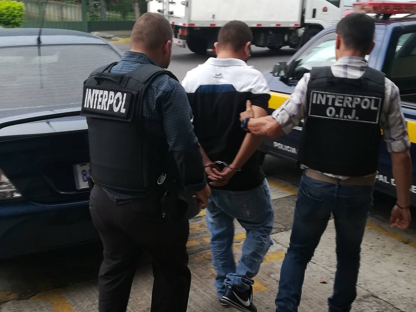 De tienen en Heredia a colombiano buscado por Interpol como sospechoso de narcotráfico en Estados Unidos. Foto OIJ.