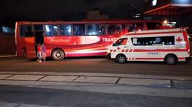 Pasajero que murió en bus de Turrialba no ha sido identificado