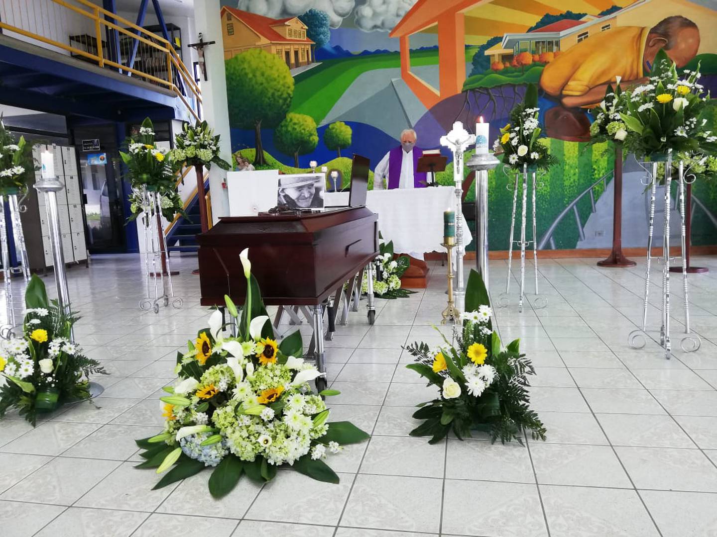 José Uriel de los Ángeles Delgado Corrales, Chepito, quien falleció el 27 de mayo del 2021 a la edad de 121 años, fue velado en el Hogar de Ancianos de Piedades de Santa Ana