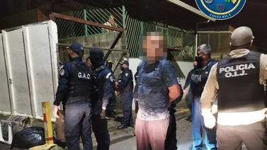 (Video) Balacera en Purral termina con un policía herido y cinco sujetos detenidos 