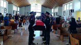 Despiden con honores a policía que murió al enfrentarse a delincuentes en Heredia